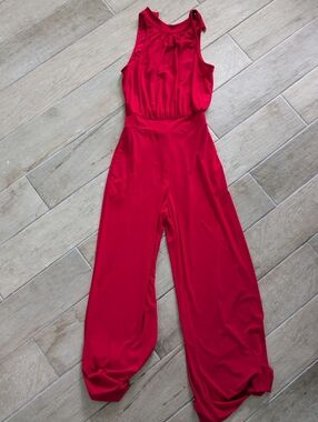 XS Red Halter Jumper